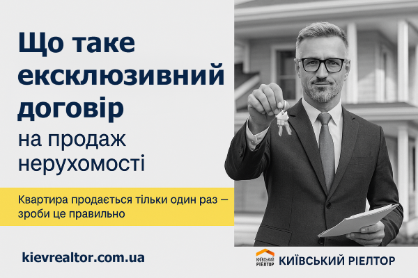 Ексклюзивний договір на продаж квартири