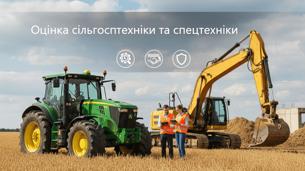Оцінка сільгосптехніки та спецтехніки