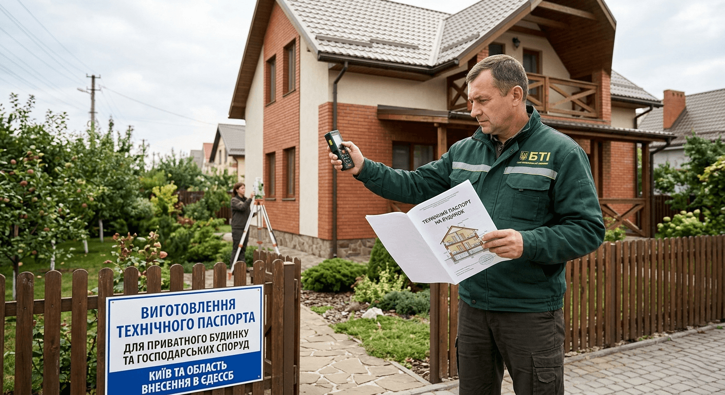 Технічний паспорт на будинок Київ